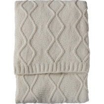 Grey knitted throw tesco hot sale